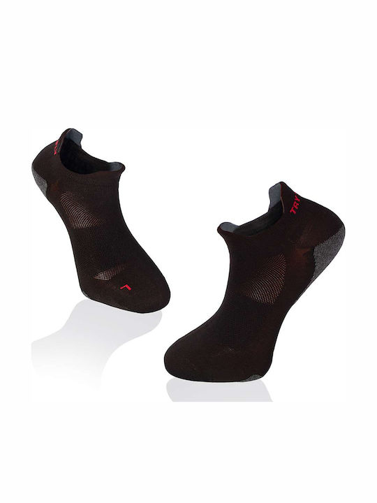 Try to Fly Sosete Sport Alergare Negre 1 Pereche