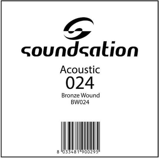 Soundsation Bw024 Acoustic Guitar String Bronze Wound 0.24 Acoustic Guitar String Bronze Wound 0.24