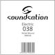 Soundsation Nw038 Electric Guitar String Nickel Wound 0.38 Electric Guitar String Nickel Wound 0.38
