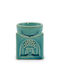 Oil Burner Square Buddha Soft Turqoise