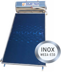 Solar-Tech ST-DGL Inox in out Ηλιακός Θερμοσίφωνας 200lt Inox Τριπλής Ενέργειας τ.μ. Επιλεκτικός