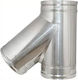 Branch 135° Inox Single Wall Chimney Pipe Diameter 350
