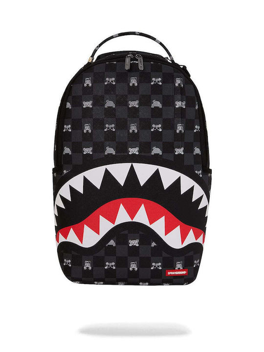 Sprayground Check Dlxsv School Backpack Gray