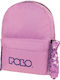 Polo Double Scarf Ghiozdan De Spate Școala Gimnazială- Liceu Violet 27 Litri 30 X 24 X 42 Cm 2026