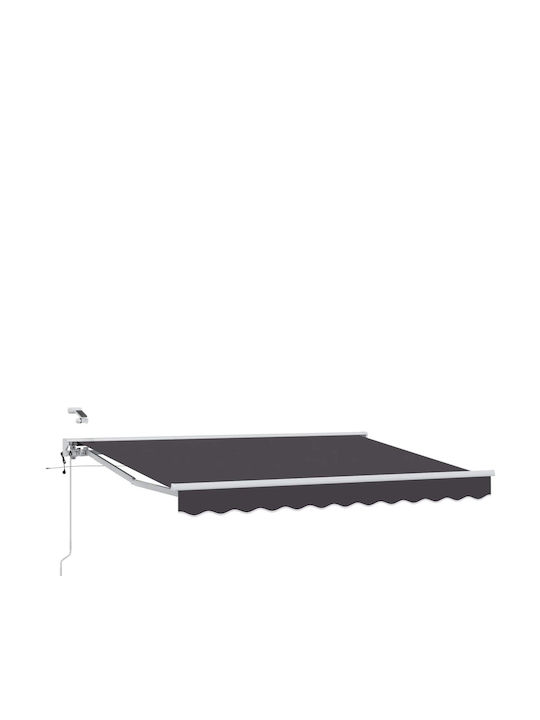 vidaXL Cort Terasă Gri 3x2.5m
