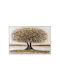 Painting Frame Gold Tree Beige Canvas Frame 82x122x4.5cm Ideahome 26.17.52906