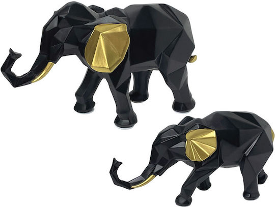 Marhome Figurină Decorativă Elefant Din Polirosină 26cm