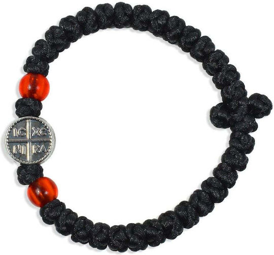 Silk Prayer Beads Ic Xc Nika Red Beads