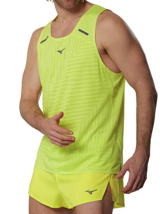 Leichte Sportliche Herrenbluse Lightning Gelbe