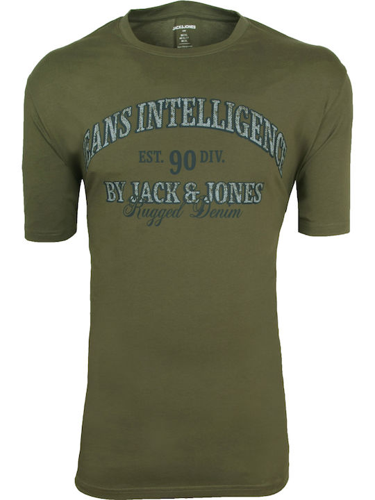 Jack & Jones Тениска Каки