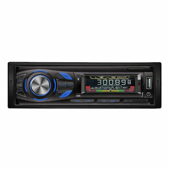 Poly Ραδιόφωνο Αυτοκινήτου 1 DIN (Bluetooth/USB)