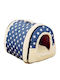 Hundebett Sofa Blau 40x35cm