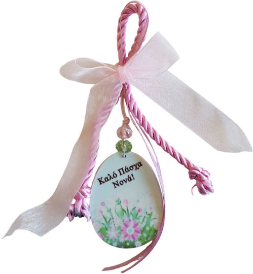 Jeenie Handmade Hanging Lucky Charm Home Pink Made of Plexiglass