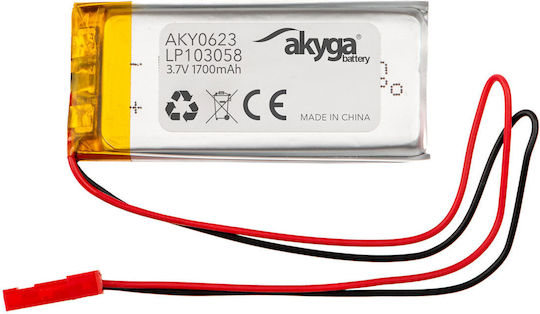 Akyga Батерия Li-Po 3.7V 1700mAh 1S за RC превозно средство