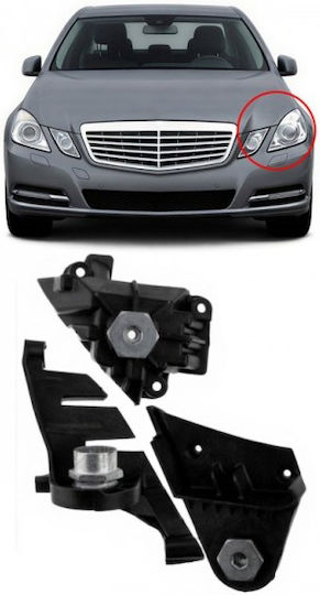 Βάσεις Επισκευής Αριστερού Φαναριού Mercedes-benz E-class W212 09-12 Pre Facelift 3 Τεμάχια Mercedes Benz Cαrνεr