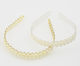 Elegant Handmade Headband Pearls Bridal Hairsty...