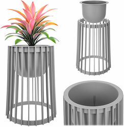 Standing Flower Stand Loft Double-sided Gray 53.5 Cm + Insert