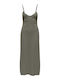 Summer Midi Dress for Wedding Christening Green