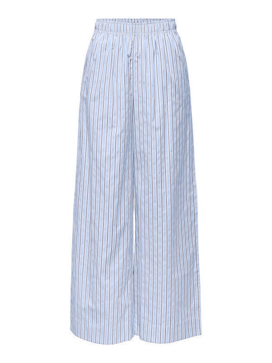Only Wide Women's Fabric Trousers in Wide Leg S...