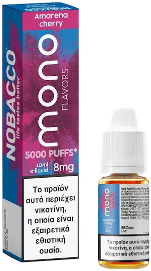 Nobacco Готово Течно Зареждане Cherry 8mg 10ml