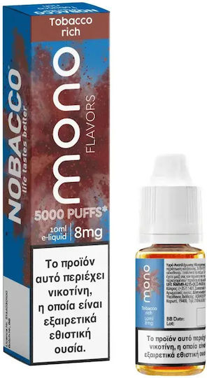 Nobacco Lichid Electronic Pregătit Rich Tobacco 8mg 10ml