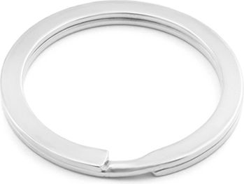 Eisen Link Schlüsselanhänger 30x2,2mm Nachbildung Roségold Verpackung 60 Stück