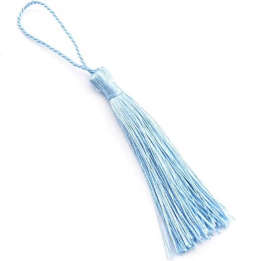Synthetic Tassel 82mm Light Blue Package 30 Pieces