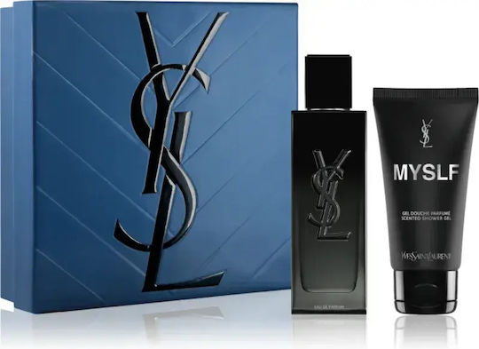 Ysl Myslf Set Pentru Bărbați cu Eau de Parfum și Gel de Duș