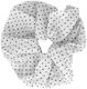 Dot Scrunchies Elastice Pentru Păr Albe