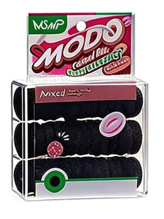 Set Kids Black Hair Ties 40 Pieces