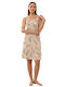 GoldenBay GoldenBay Damen Nachthemd Beiges Sommer