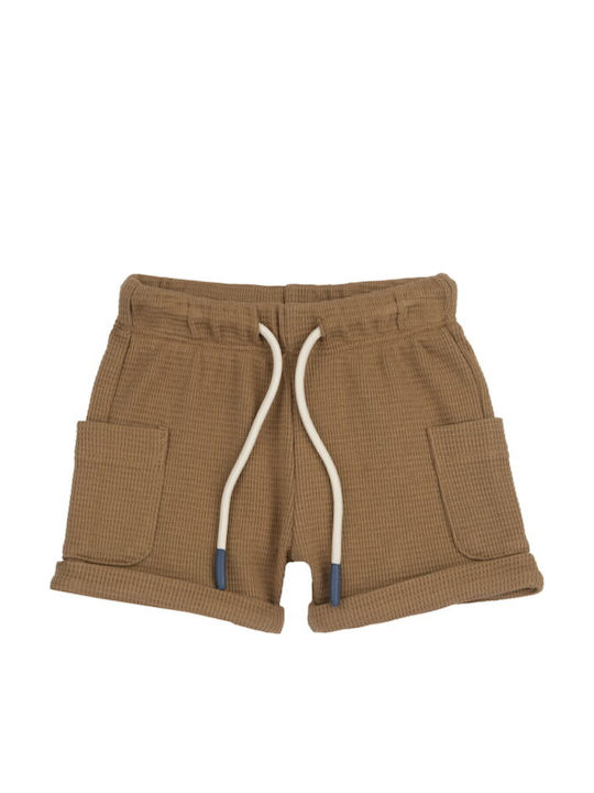 Kids Fabric Shorts/Bermuda Camel
