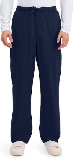 Cherokee Men's Medical Pants Navy Blue Cotton and Polyester