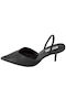 Celestino Γόβες Slingback Δερματίνης Μαύρο
