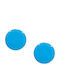 Touch Earrings Made Of Steel Light Blue