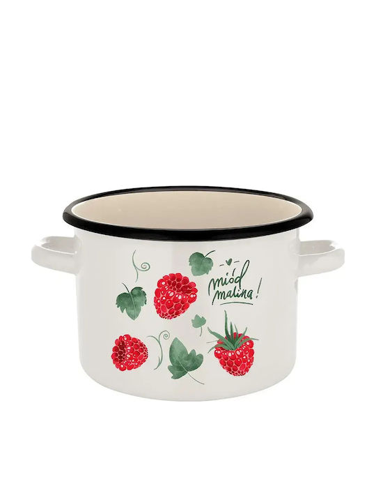 Emalia Polska Pleszew Stainless Steel Marmite Pot 4.5lt