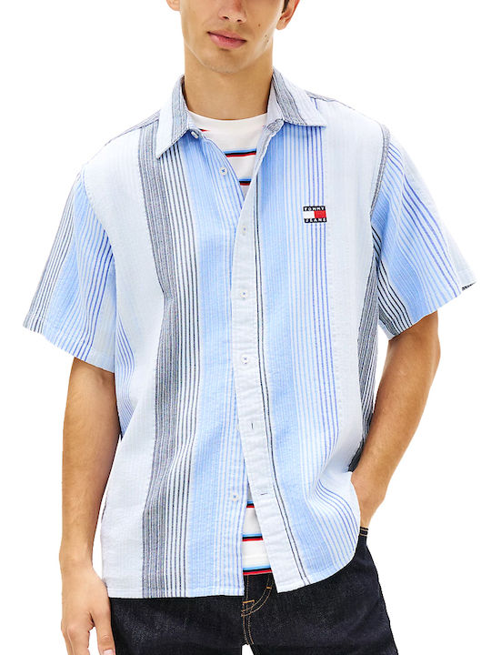 Tommy Hilfiger Short Sleeve Cotton Shirt Stripe...