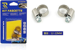 Σφιγκτήρας Σωλήνα Inox 2τμχ W10797-1