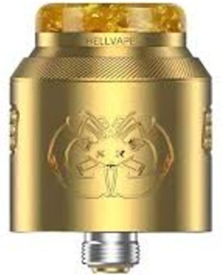 Hellvape Dead 2 Ατμοποιητής Ηλεκτρονικού Τσιγάρου RDA 24mm Χρυσό