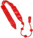 Roloi Komboloi Begleri with 11 Resin Beads Length 32cm Red
