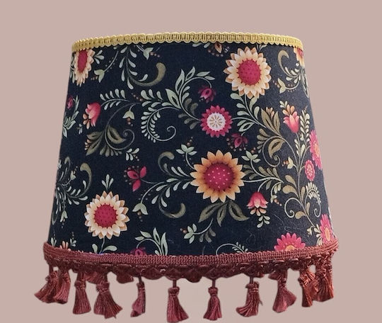 Καπέλα Φωτιστικού Black Sunflower Διαστάσεις 25*15*20 Μικρή Τρύπα Βάσης
