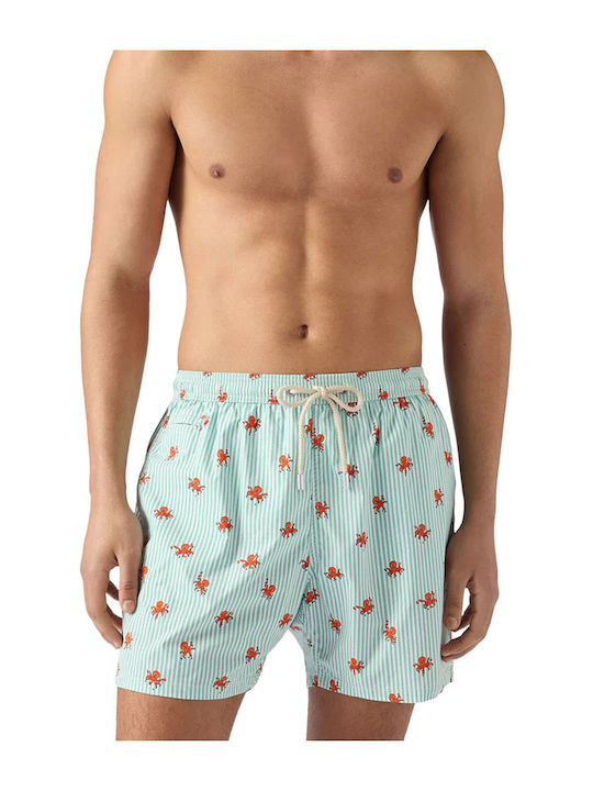 MC2 Light Men's Swimwear Shorts Light Green Str...