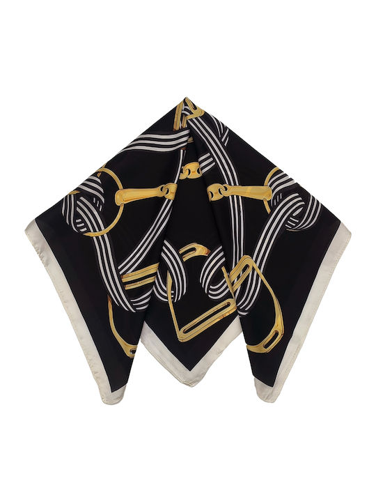 Gift-Me Women's Silk Shawl Black