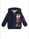Kinder-Strickjacke Blau