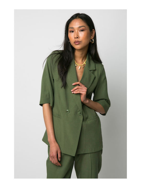 Donna Martha Women's Blazer Khaki