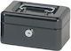 Alco Cash Box with Lock 840-11 Black