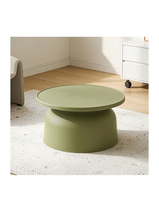 Masă Laterală Rotundă Domi Verde L67xL67xÎ36cm