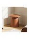 Round Side Table Domi Terracotta 47x47x46 cm