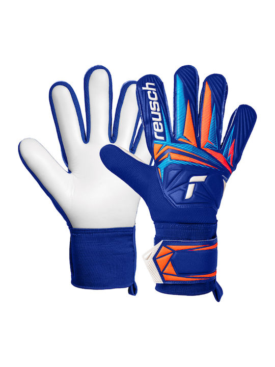 Reusch Reusch Attrakt Starter Solid Jnr Γάντια Τερματοφύλακα Παιδικά Μπλε