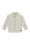 Kids Striped Shirt Off White